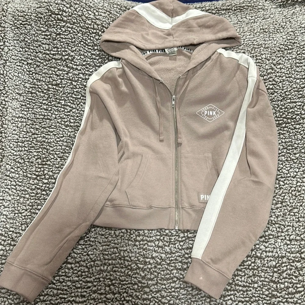 Victorias Secret Croptop Hoodie - Picture 1 of 2